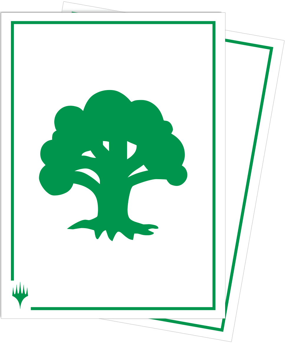 Ultra Pro Apex Forest Mana Symbol Sleeves 105ct image 0